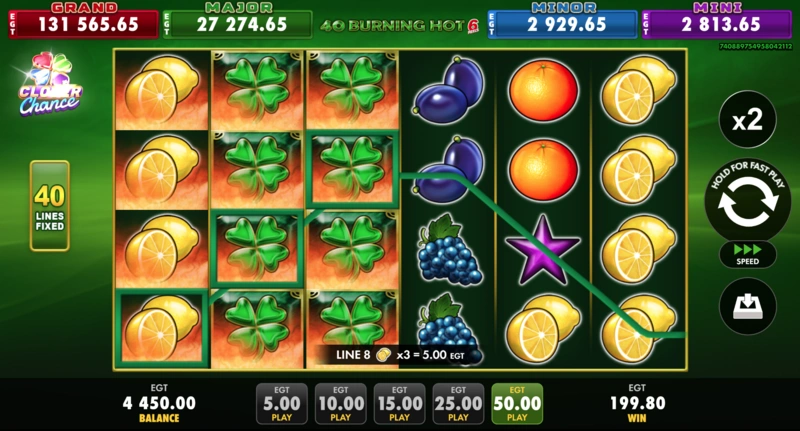 40 Burning Hot slot