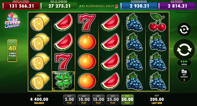 40 Burning Hot slot